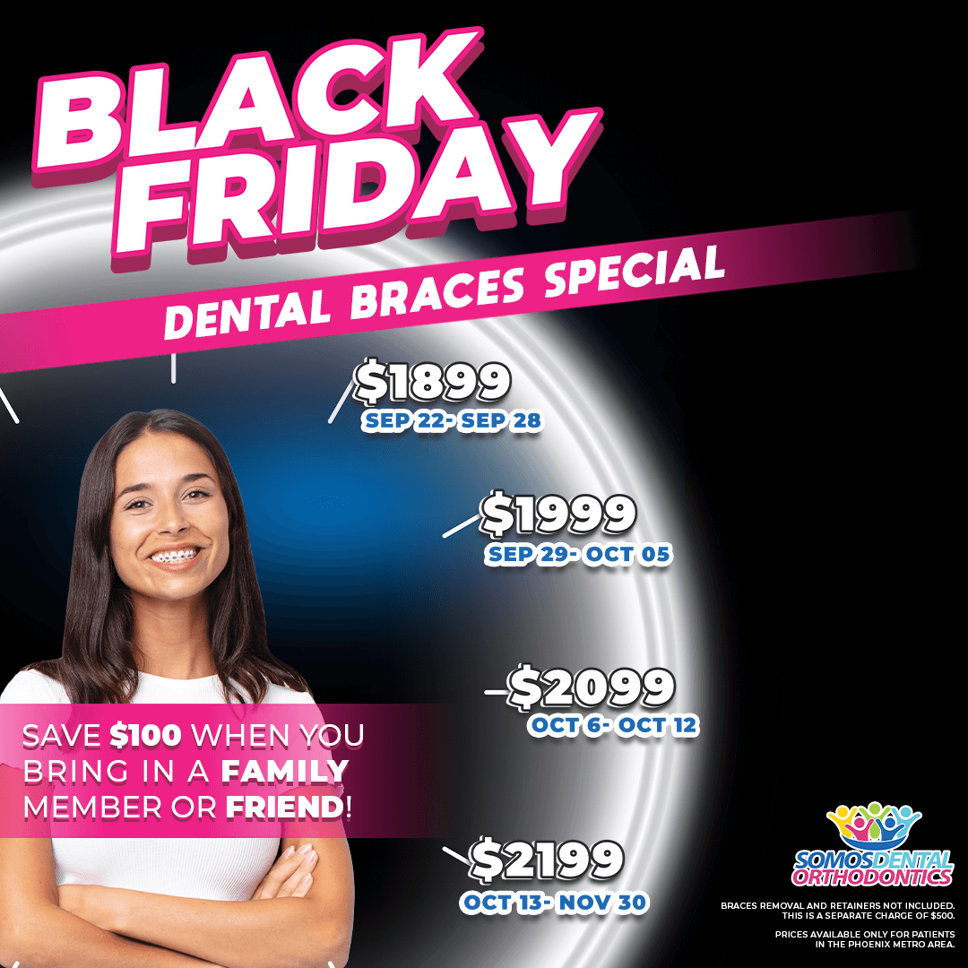 web banner to promote black friday special in braces in phoenix eng